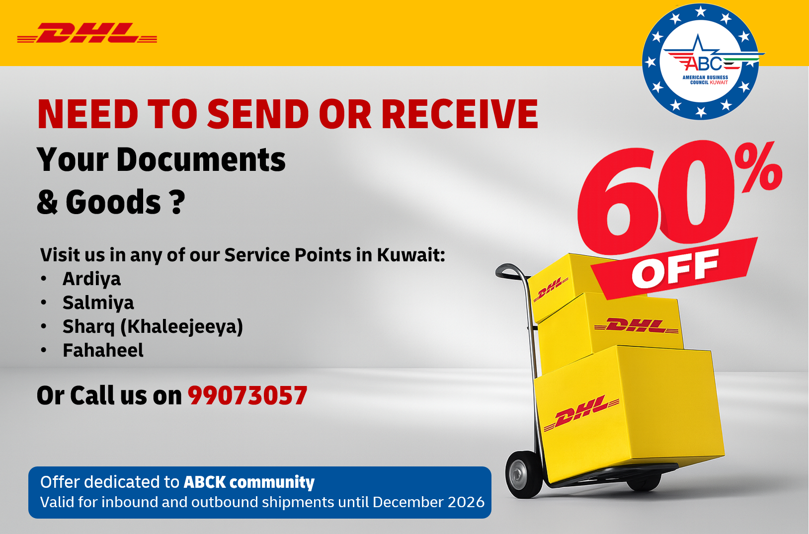 DHL Special Discount 