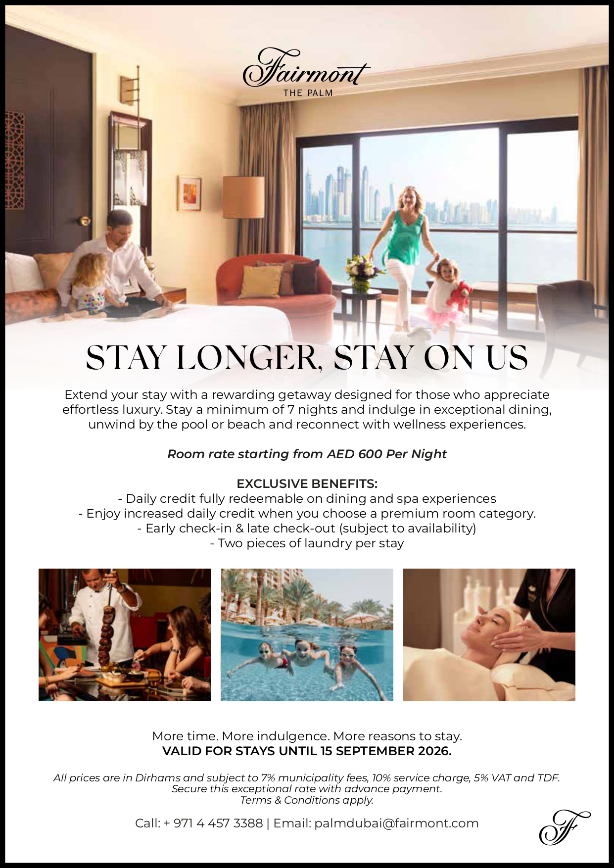 Fairmont The Palm - UAE 