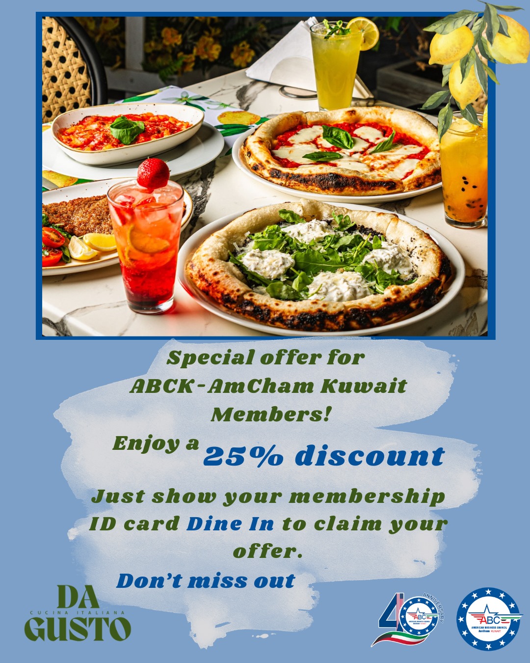 Da Gusto Special Offer